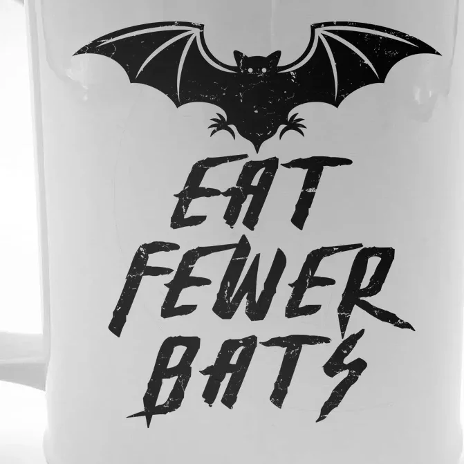 Eat Fewer Bats Front & Back Beer Stein