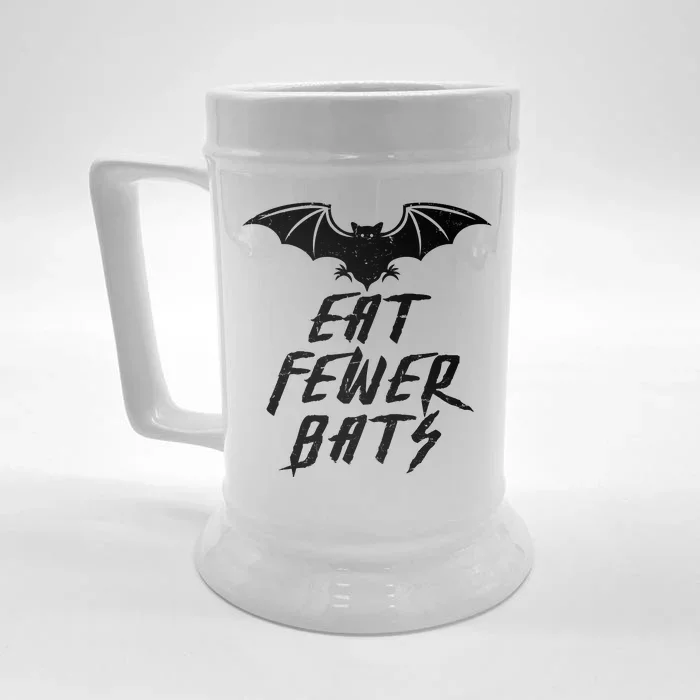 Eat Fewer Bats Front & Back Beer Stein