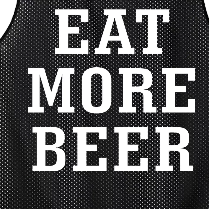 Eat More Beer Mesh Reversible Basketball Jersey Tank