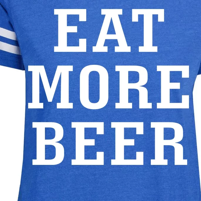 Eat More Beer Enza Ladies Jersey Football T-Shirt