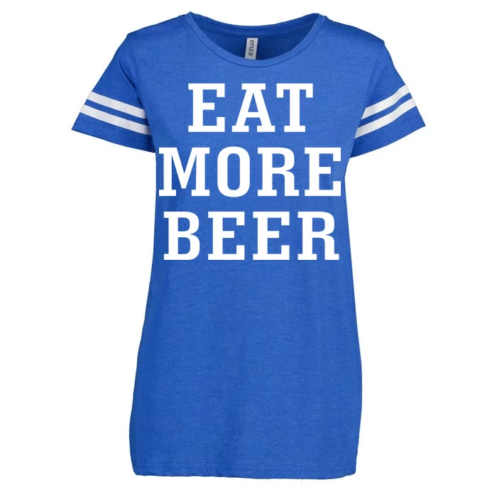 Eat More Beer Enza Ladies Jersey Football T-Shirt