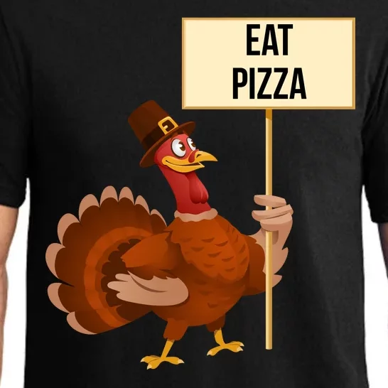 Eat Pizza Funny Turkey Pajama Set