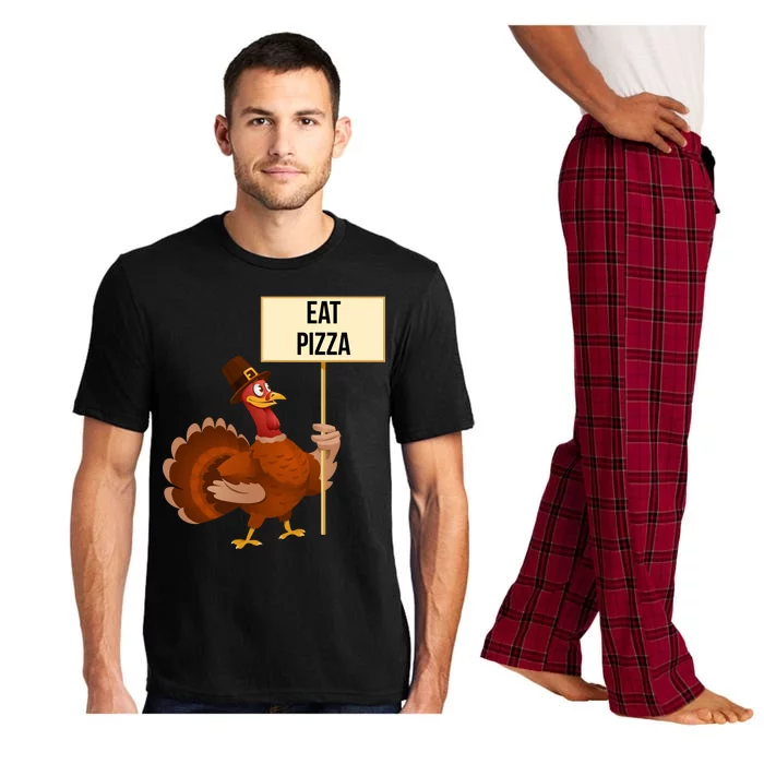 Eat Pizza Funny Turkey Pajama Set