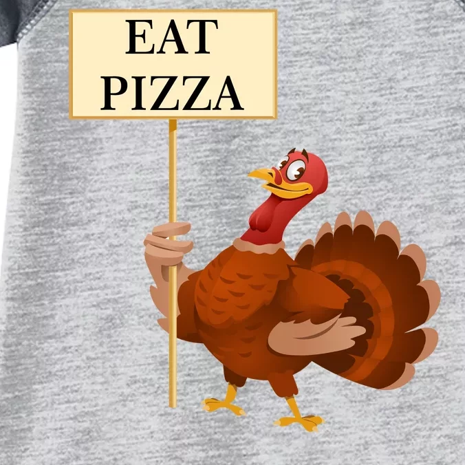 Eat Pizza Not Turkey Infant Baby Jersey Bodysuit