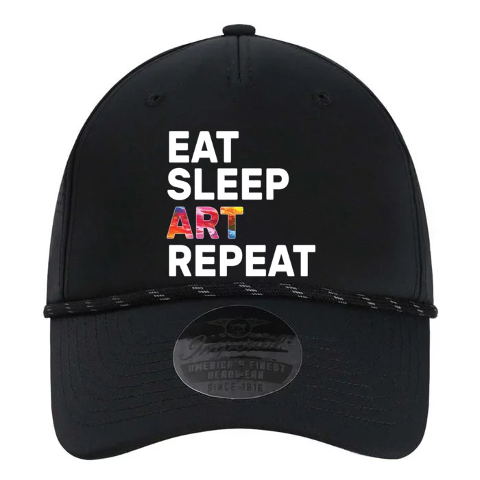 Eat Sleep Art Repeat Performance The Dyno Cap