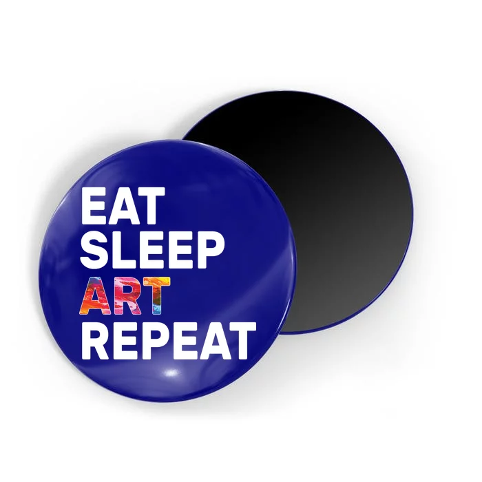 Eat Sleep Art Repeat Magnet