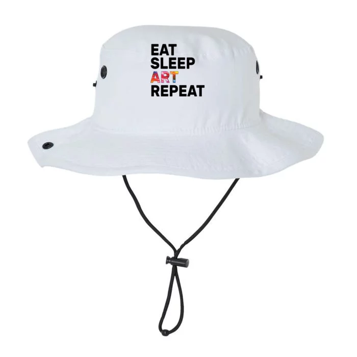 Eat Sleep Art Repeat Legacy Cool Fit Booney Bucket Hat