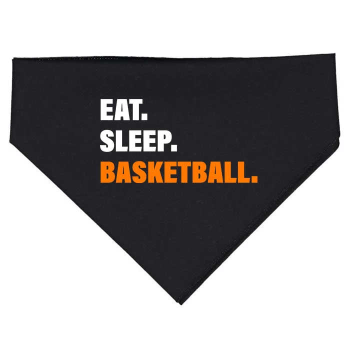 Eat Sleep Basketball USA-Made Doggie Bandana