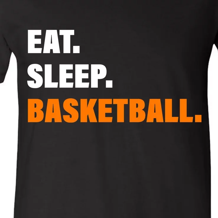 Eat Sleep Basketball V-Neck T-Shirt