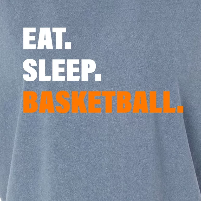 Eat Sleep Basketball Garment-Dyed Women's Muscle Tee