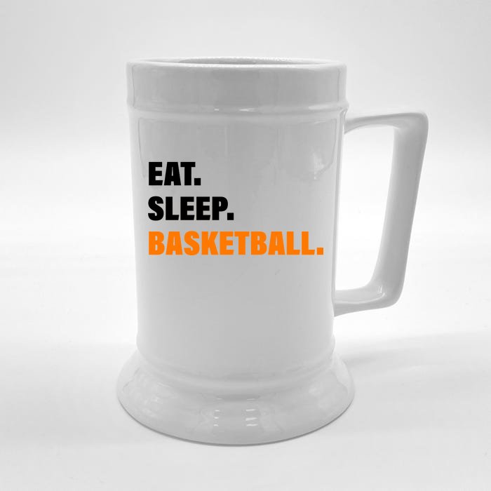 Eat Sleep Basketball Front & Back Beer Stein