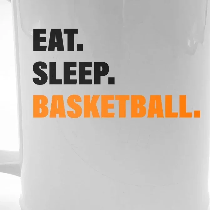 Eat Sleep Basketball Front & Back Beer Stein