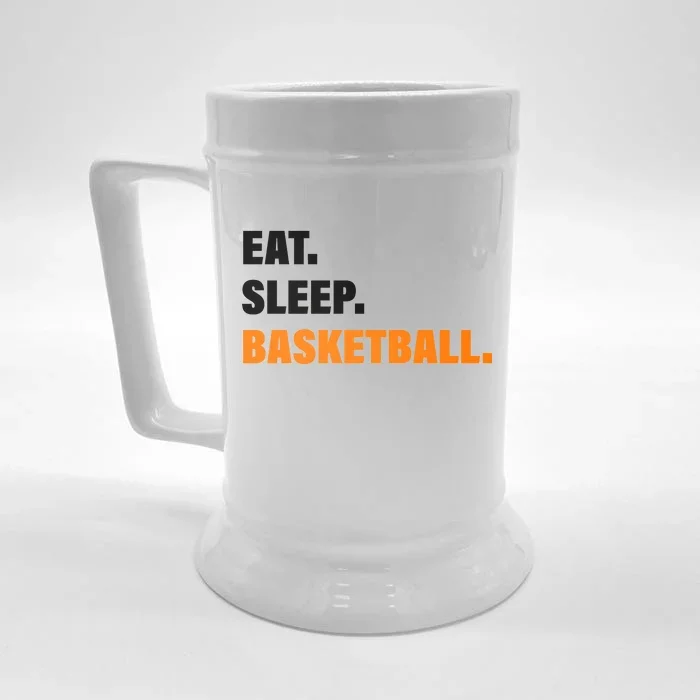 Eat Sleep Basketball Front & Back Beer Stein