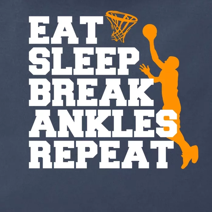 Eat Sleep Break Ankles Repeat Zip Tote Bag