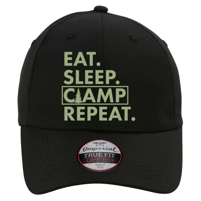 Eat Sleep Camp Repeat Camping Fan The Original Performance Cap