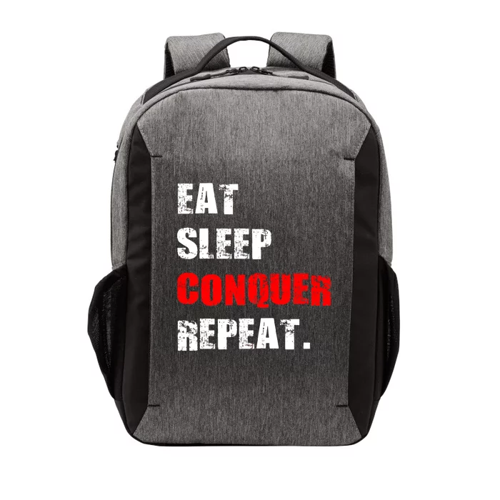 Eat Sleep Conquer Repeat Vector Backpack