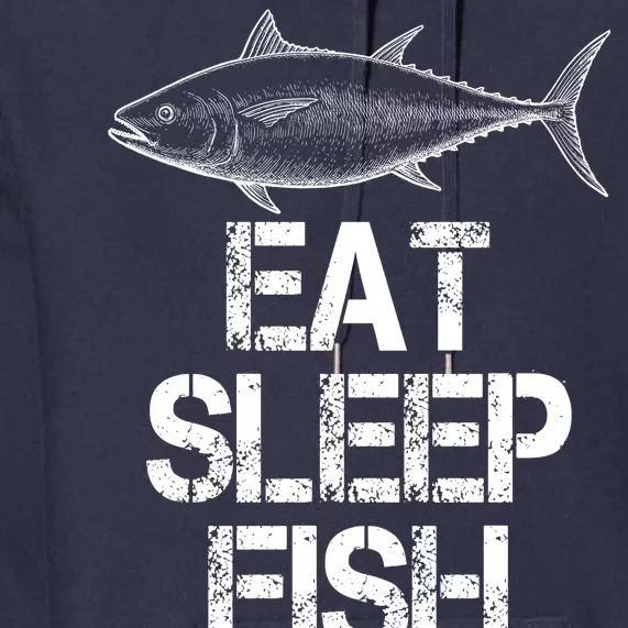 Eat Sleep Fish Fishing Fanatic Premium Hoodie