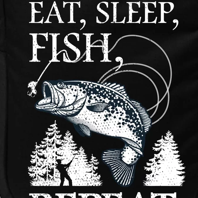 Eat Sleep Fish Repeat Impact Tech Backpack