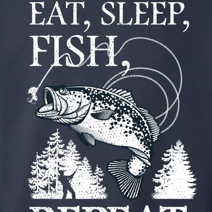 Eat Sleep Fish Repeat Toddler Hoodie