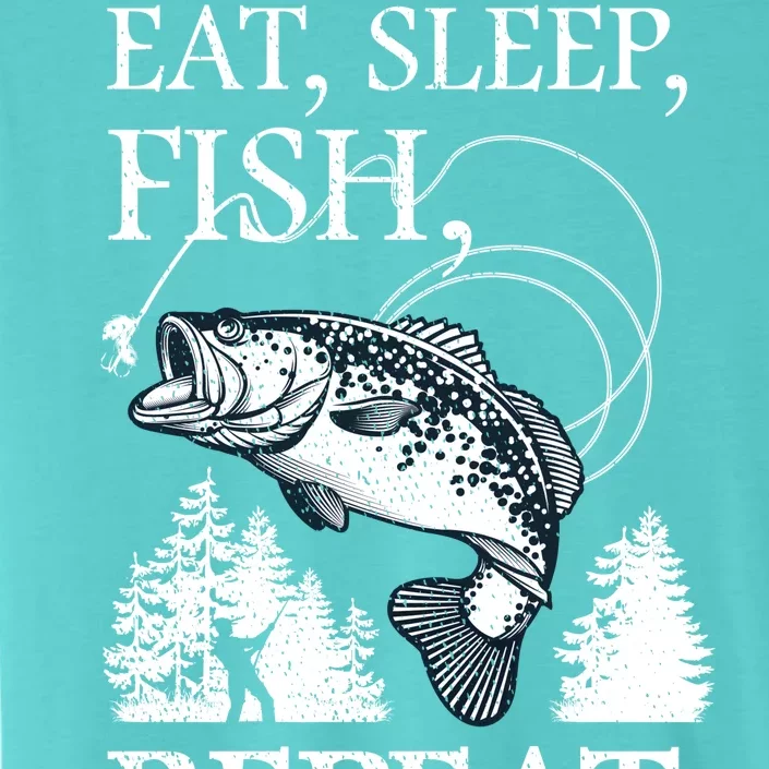 Eat Sleep Fish Repeat ChromaSoft Performance T-Shirt