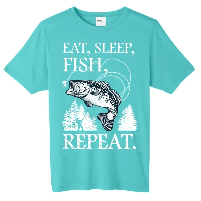 Eat Sleep Fish Repeat ChromaSoft Performance T-Shirt