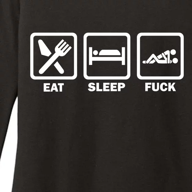 Eat Sleep Fuck Womens CVC Long Sleeve Shirt