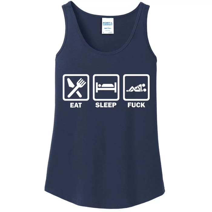 Eat Sleep Fuck Ladies Essential Tank