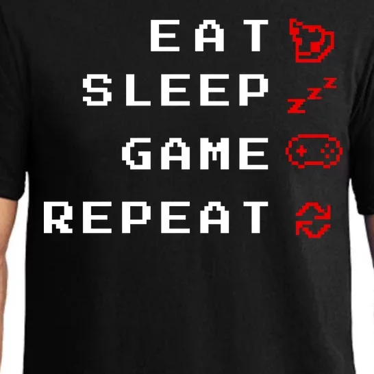 Eat Sleep Game Repeat Pajama Set