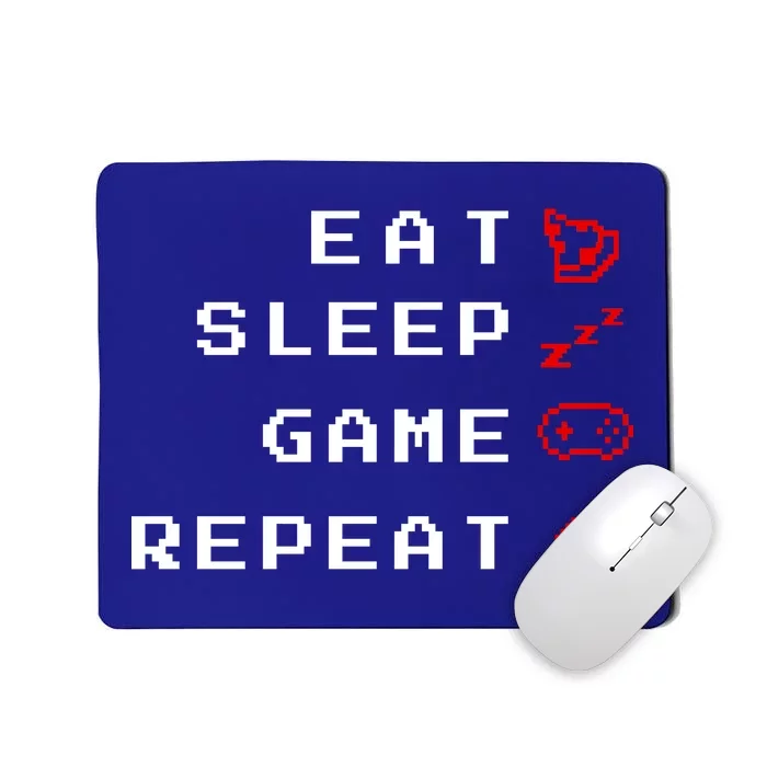 Eat Sleep Game Repeat Mousepad