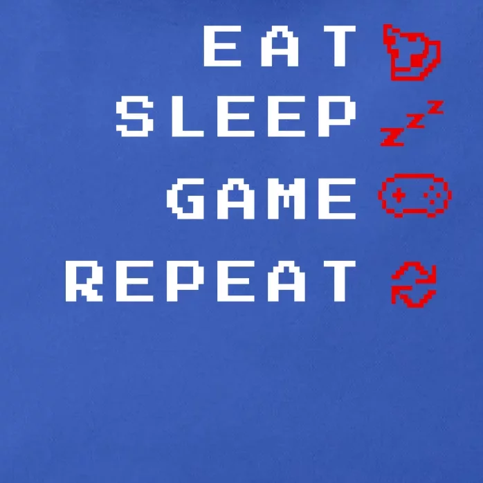 Eat Sleep Game Repeat Zip Tote Bag