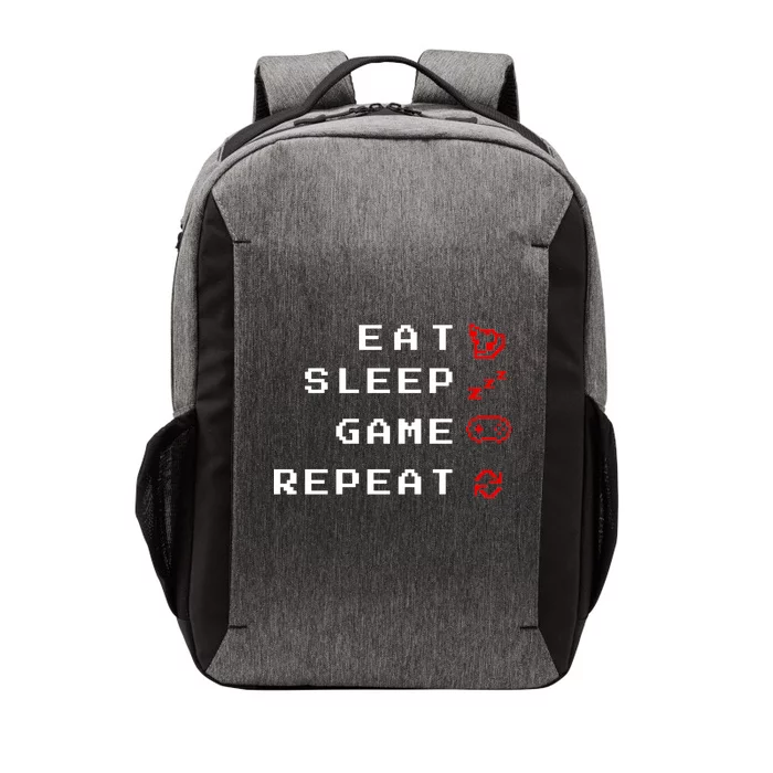 Eat Sleep Game Repeat Vector Backpack