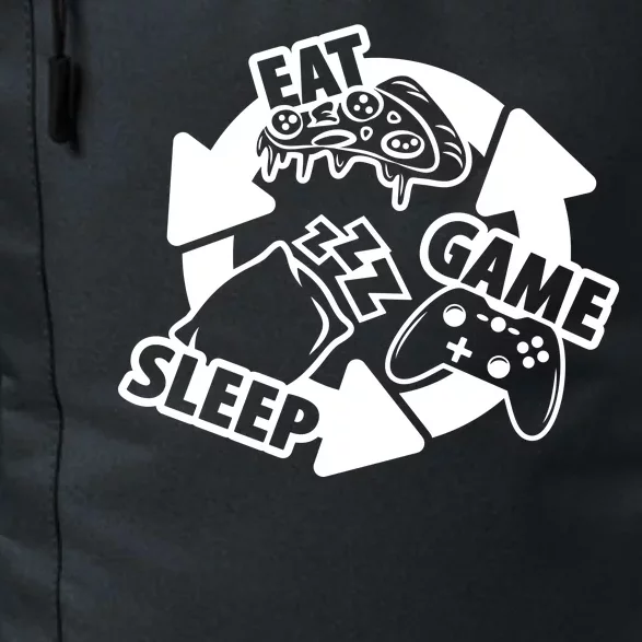 Eat Sleep Game Repeat Funny Gamer Daily Commute Backpack