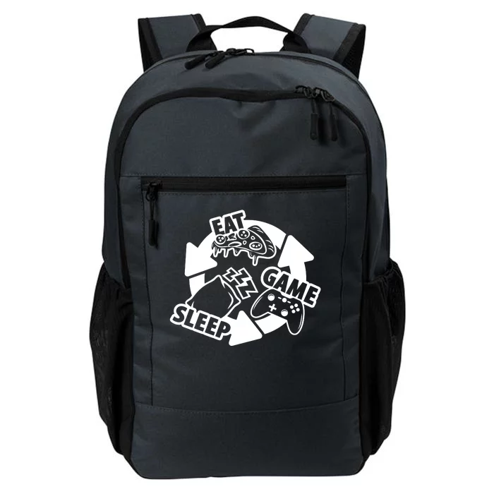 Eat Sleep Game Repeat Funny Gamer Daily Commute Backpack