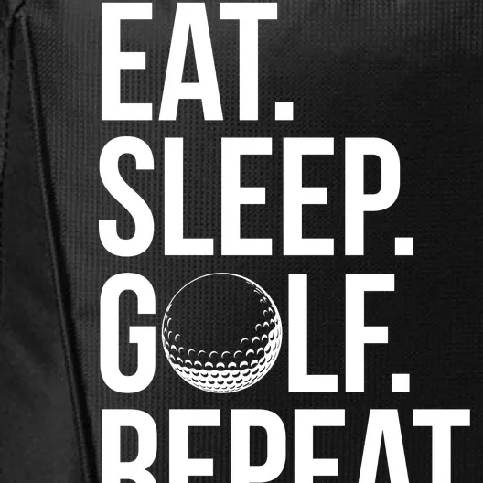 Eat Sleep Golf Repeat City Backpack