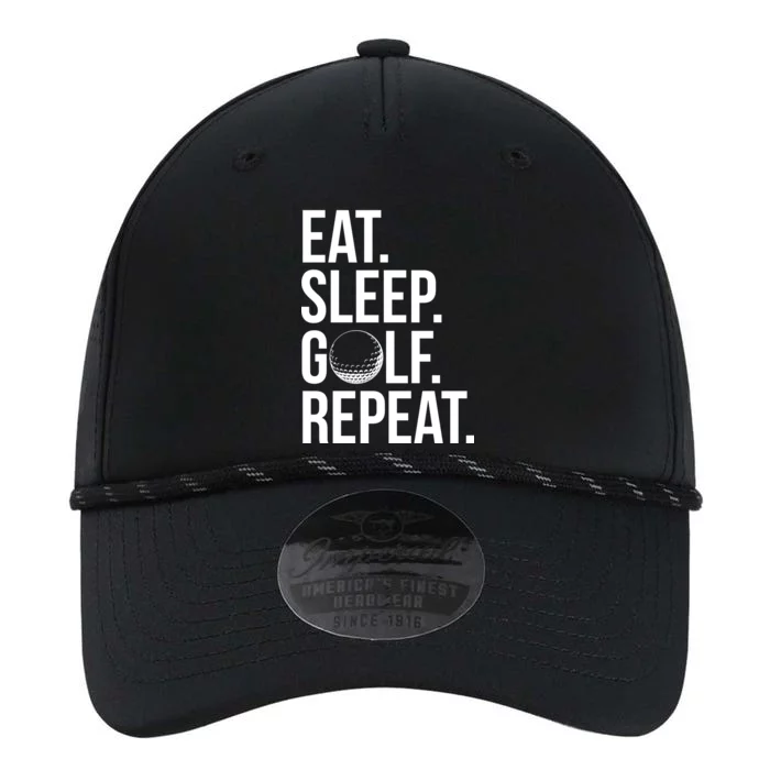 Eat Sleep Golf Repeat Performance The Dyno Cap