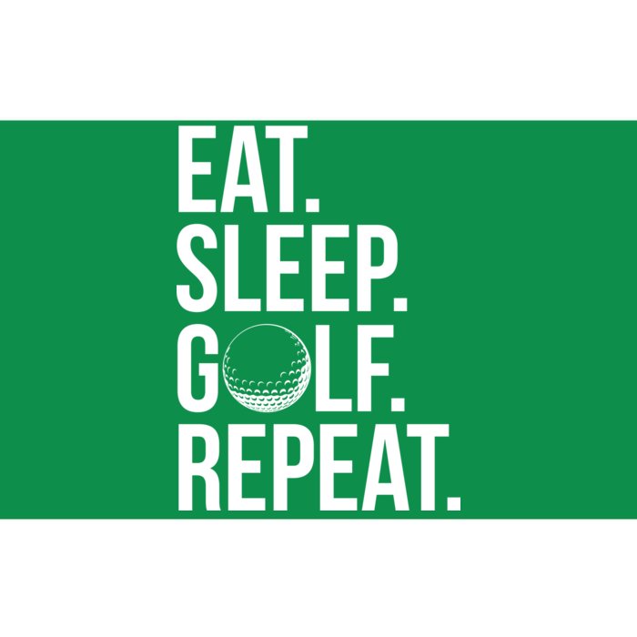 Eat Sleep Golf Repeat Bumper Sticker