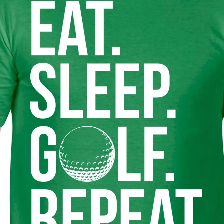 Eat Sleep Golf Repeat Comfort Colors T-Shirt