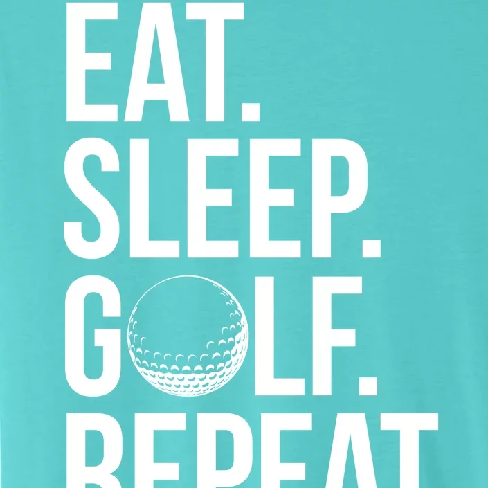 Eat Sleep Golf Repeat ChromaSoft Performance T-Shirt