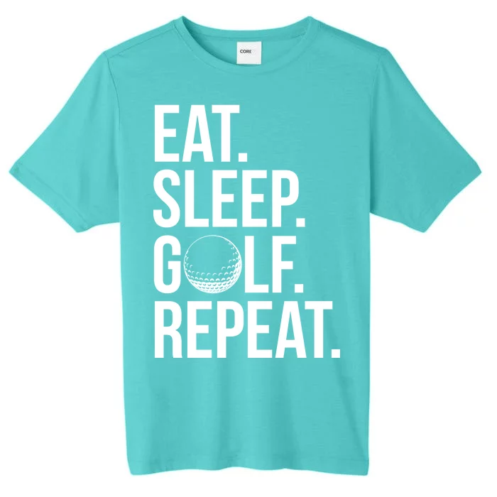 Eat Sleep Golf Repeat ChromaSoft Performance T-Shirt