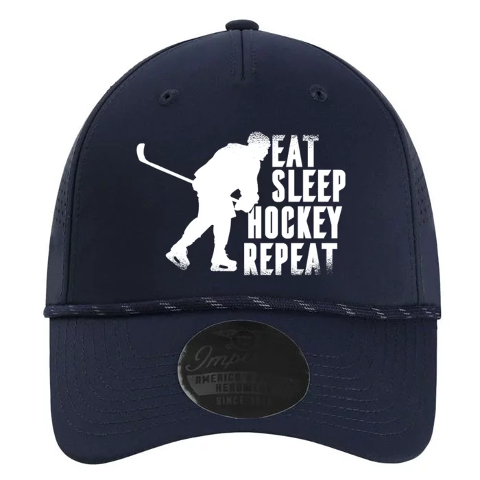 Eat Sleep Hockey Repeat Performance The Dyno Cap