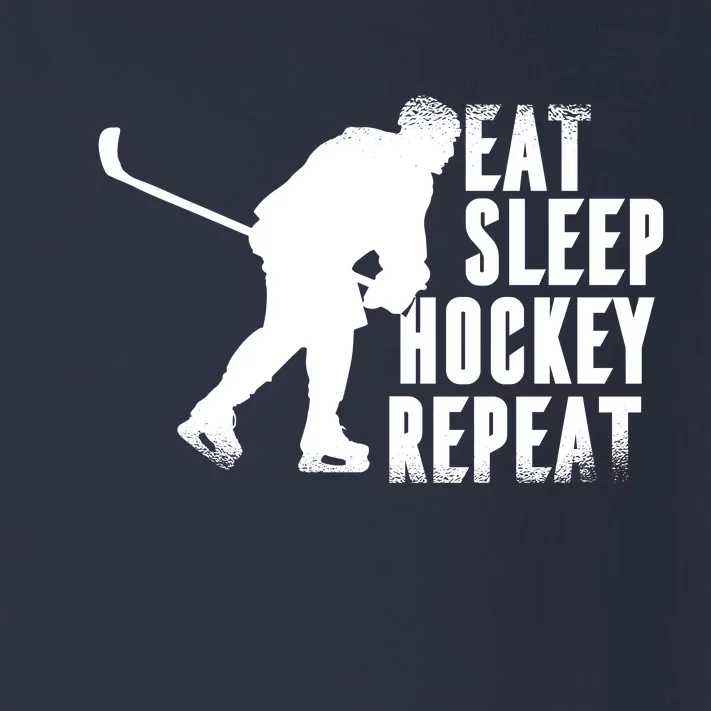 Eat Sleep Hockey Repeat Toddler Long Sleeve Shirt