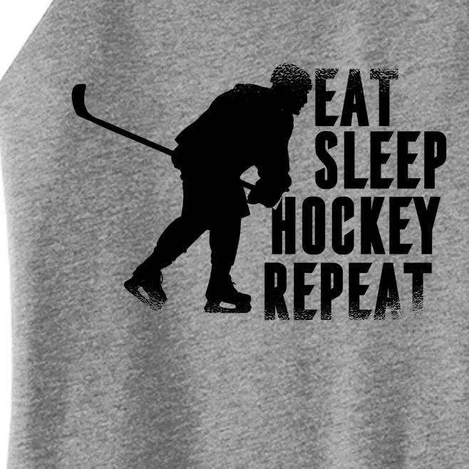 Eat Sleep Hockey Repeat Women’s Perfect Tri Rocker Tank