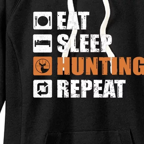 Eat Sleep Hunt Repeat Women's Fleece Hoodie