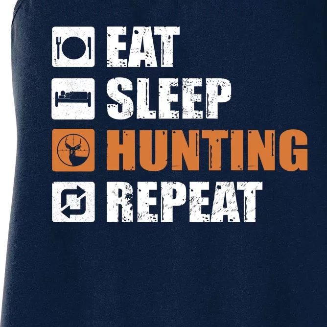 Eat Sleep Hunt Repeat Women's Racerback Tank