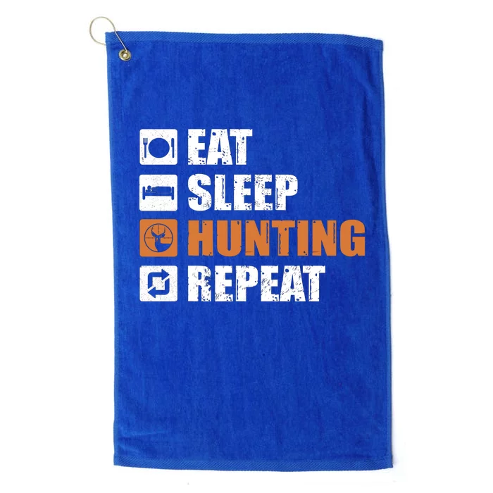 Eat Sleep Hunt Repeat Platinum Collection Golf Towel