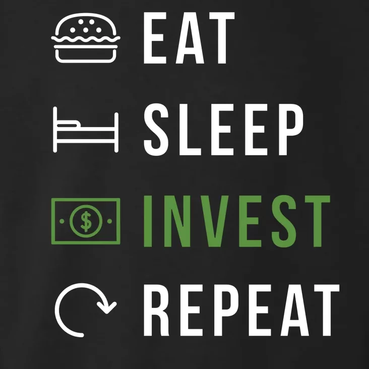 Eat Sleep Invest Repeat Toddler Hoodie