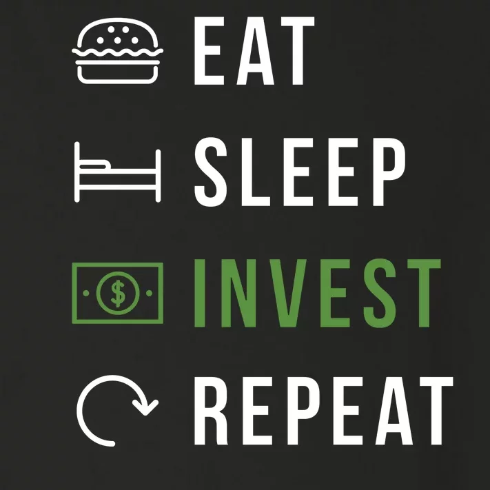 Eat Sleep Invest Repeat Toddler Long Sleeve Shirt