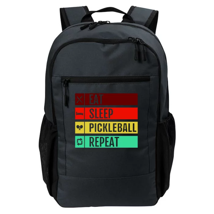 Eat Sleep Pickleball Repeat Daily Commute Backpack