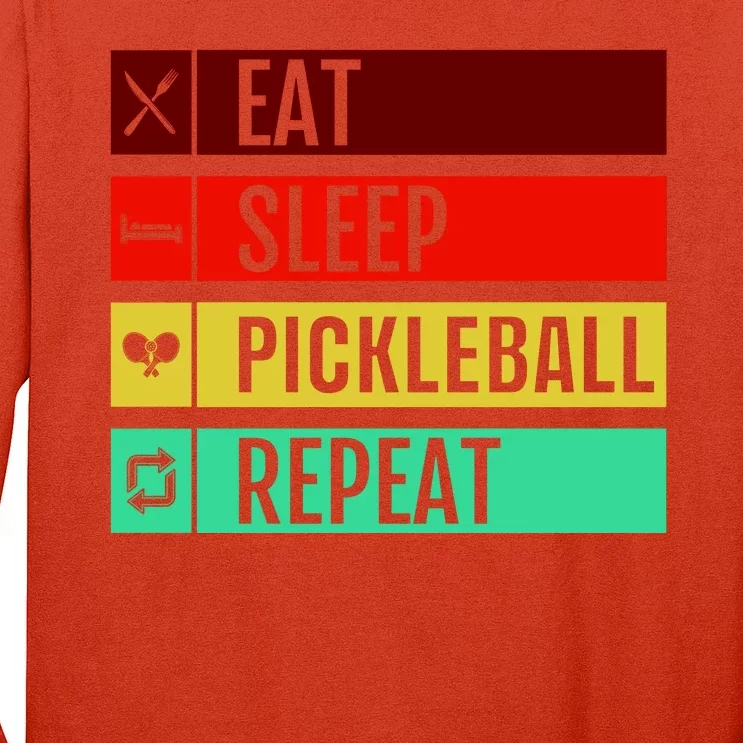 Eat Sleep Pickleball Repeat Long Sleeve Shirt