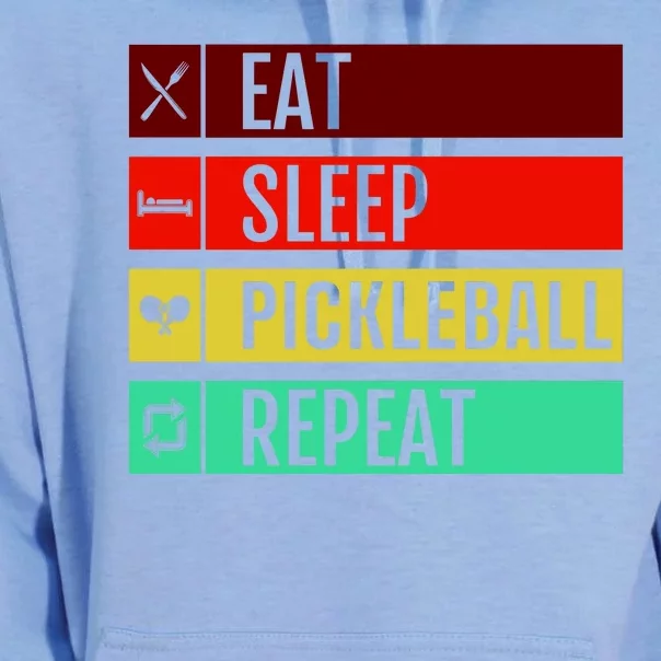 Eat Sleep Pickleball Repeat Unisex Surf Hoodie